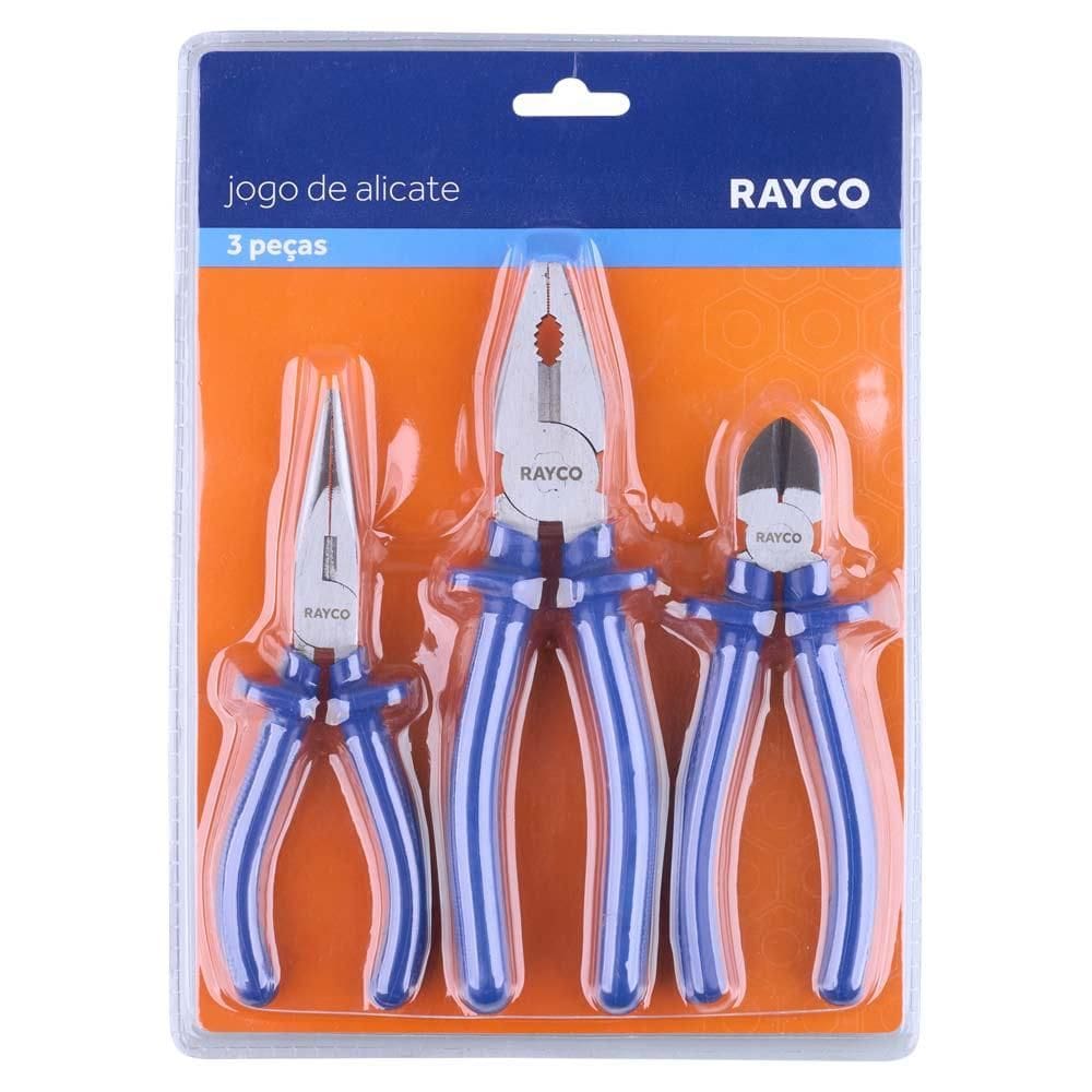 Jogo de Alicates 3 Peças Rayco 24702
