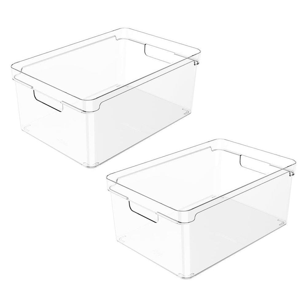 Kit 2 Organizador 7,5L Armário Multiuso Cozinha 30X20X13