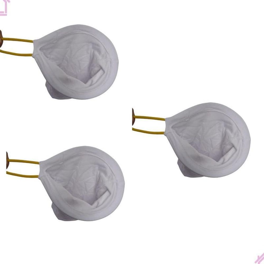 Kit 3 Coador Filtro De Café Pano Malha Algodão - Tamanho M