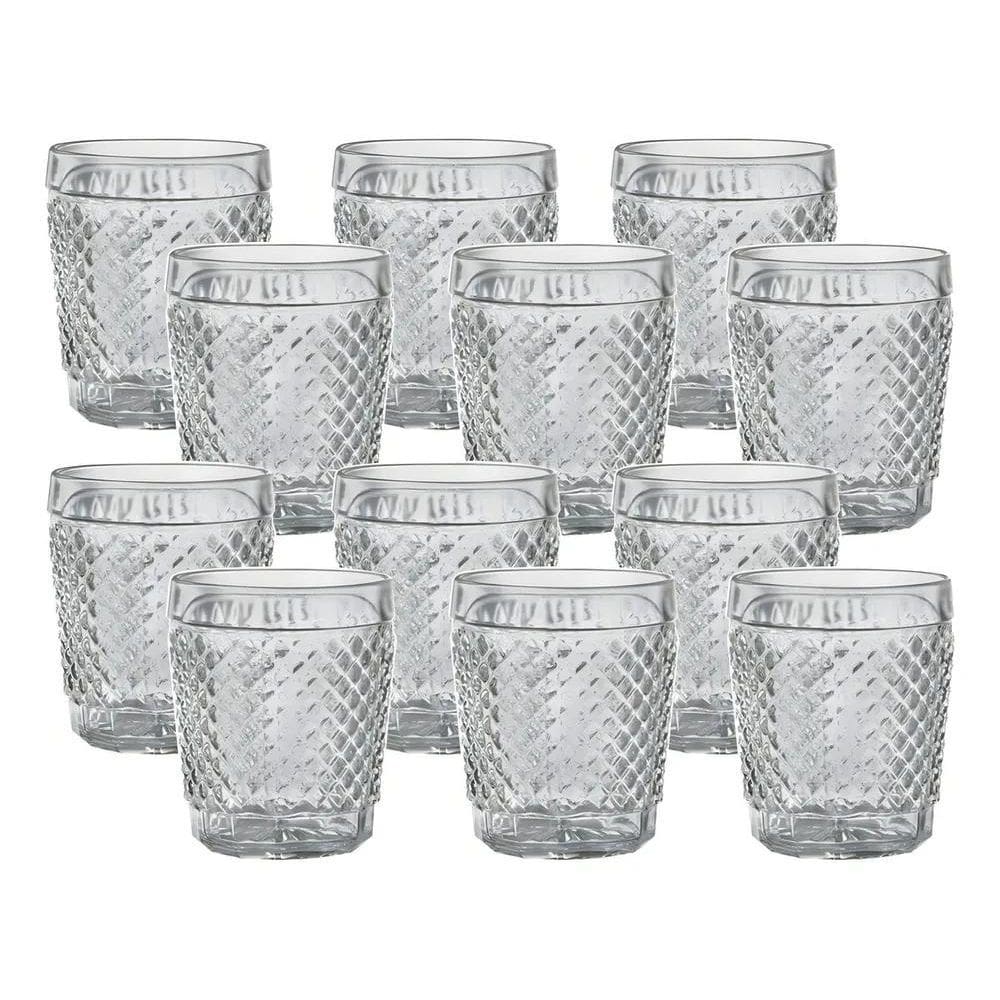 10X Kit 12 Copo Aperitivo Barroco 100 Ml Copos Bico De Jaca