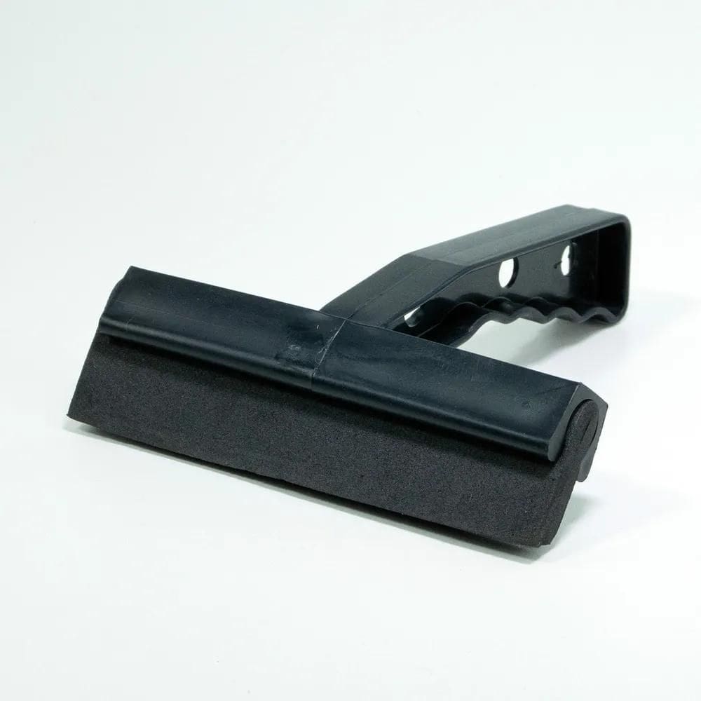 Rodinho De Pia Rodo Puxa E Seca Preto Borracha Dupla 15 Cm