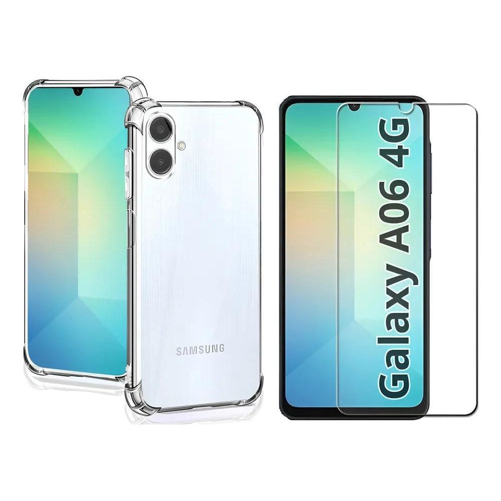 Capa Capinha Case + Película 3D Para Samsung Galaxy A06 4G T