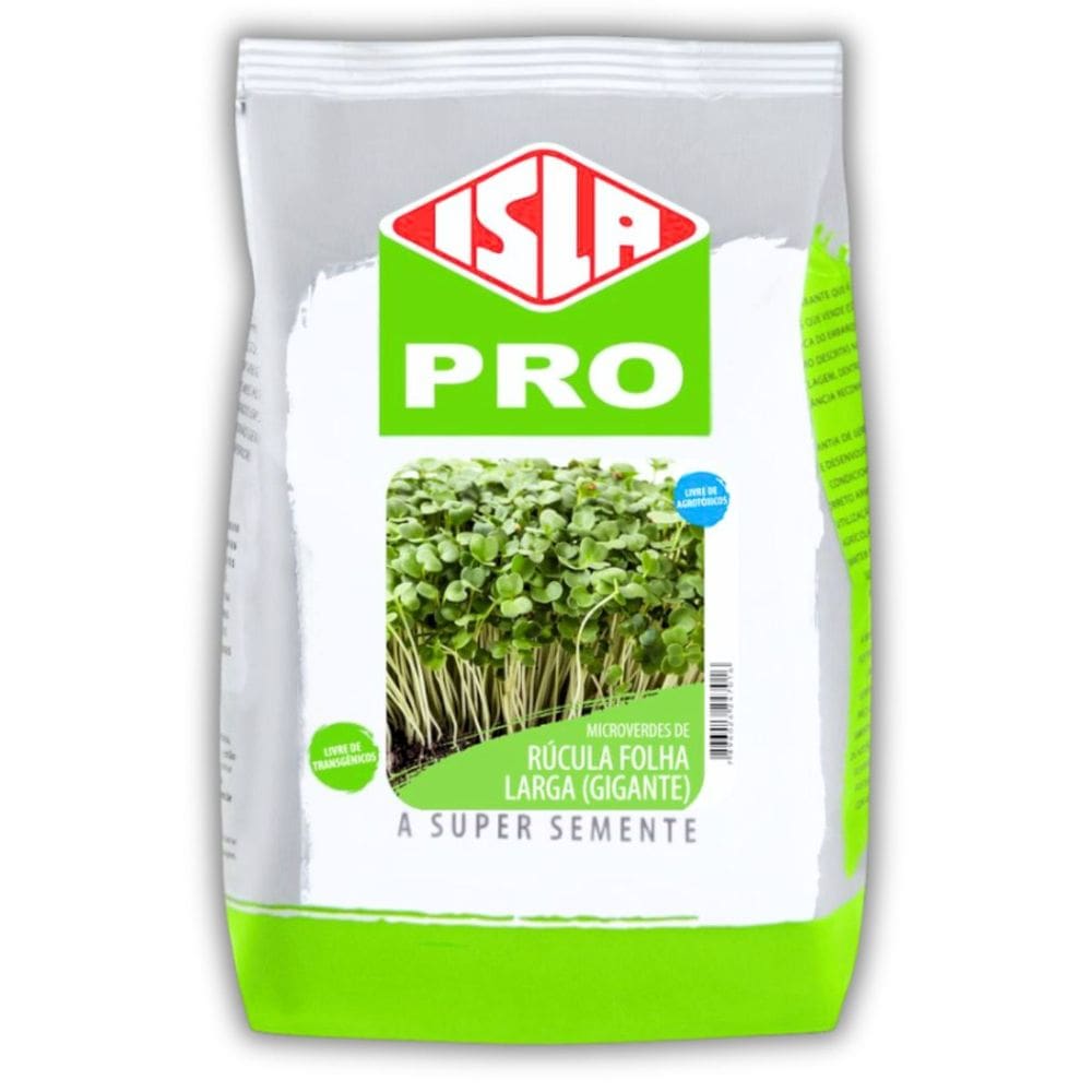 Sementes Microverdes Rúcula Folha Larga Gigante (500g) ISLA