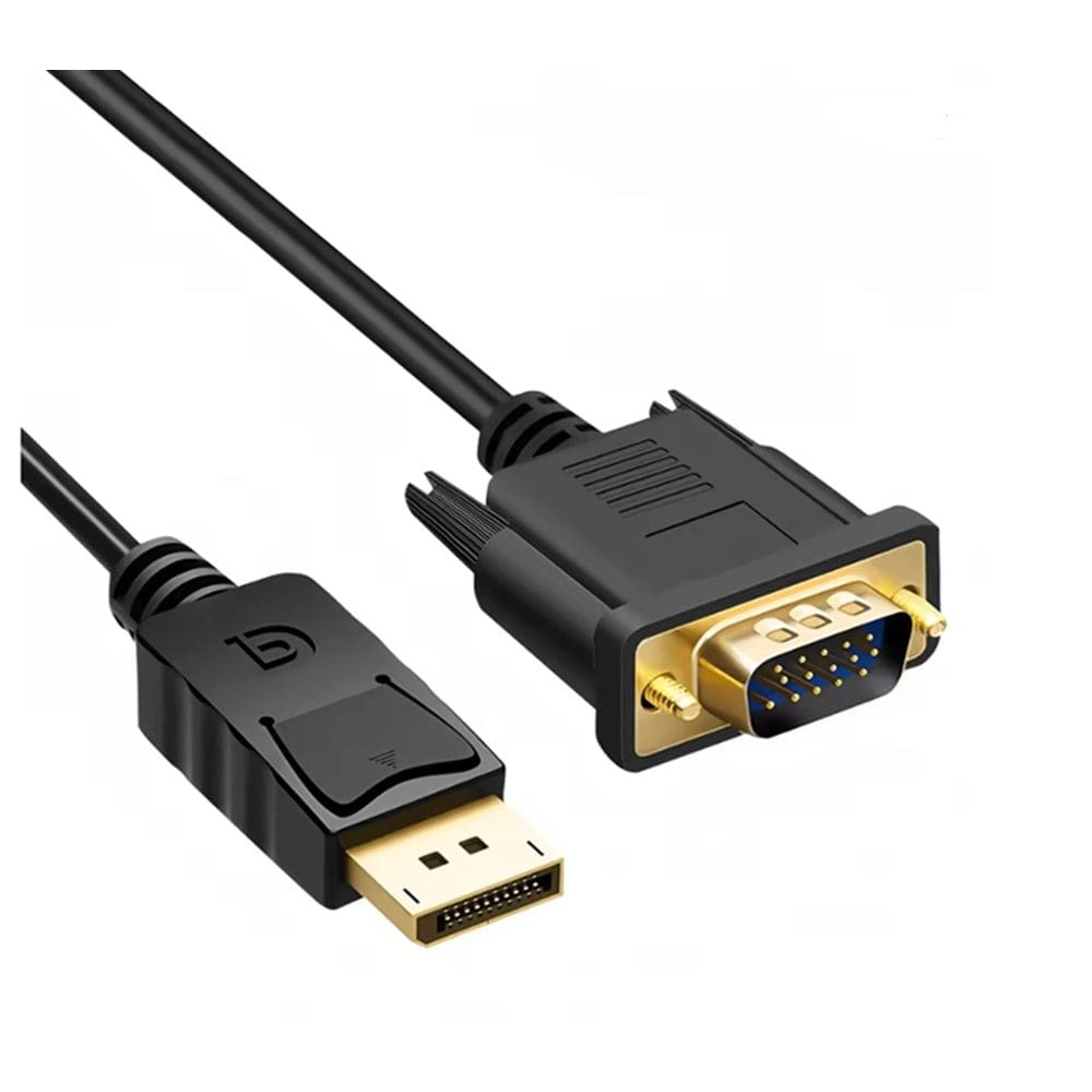 Cabo DisplayPort X VGA 1,8m Compatível com PC e Monitor