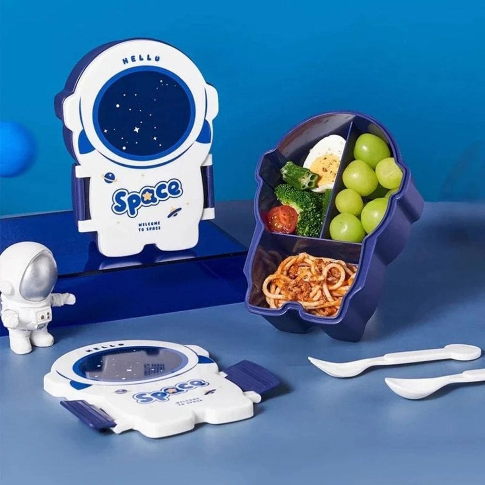 Pote Lanche Escolar Space Azul