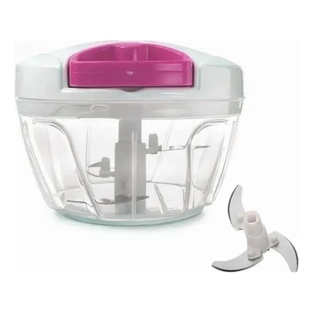 10X Mini Processador Alimentos Manual 3 Lâminas Diversas Ut