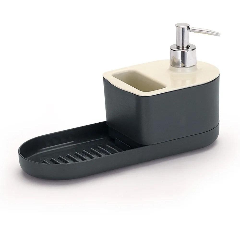 3X Dispenser Detergente / Bucha / Sabão - Arthi 5056 Cor Pre