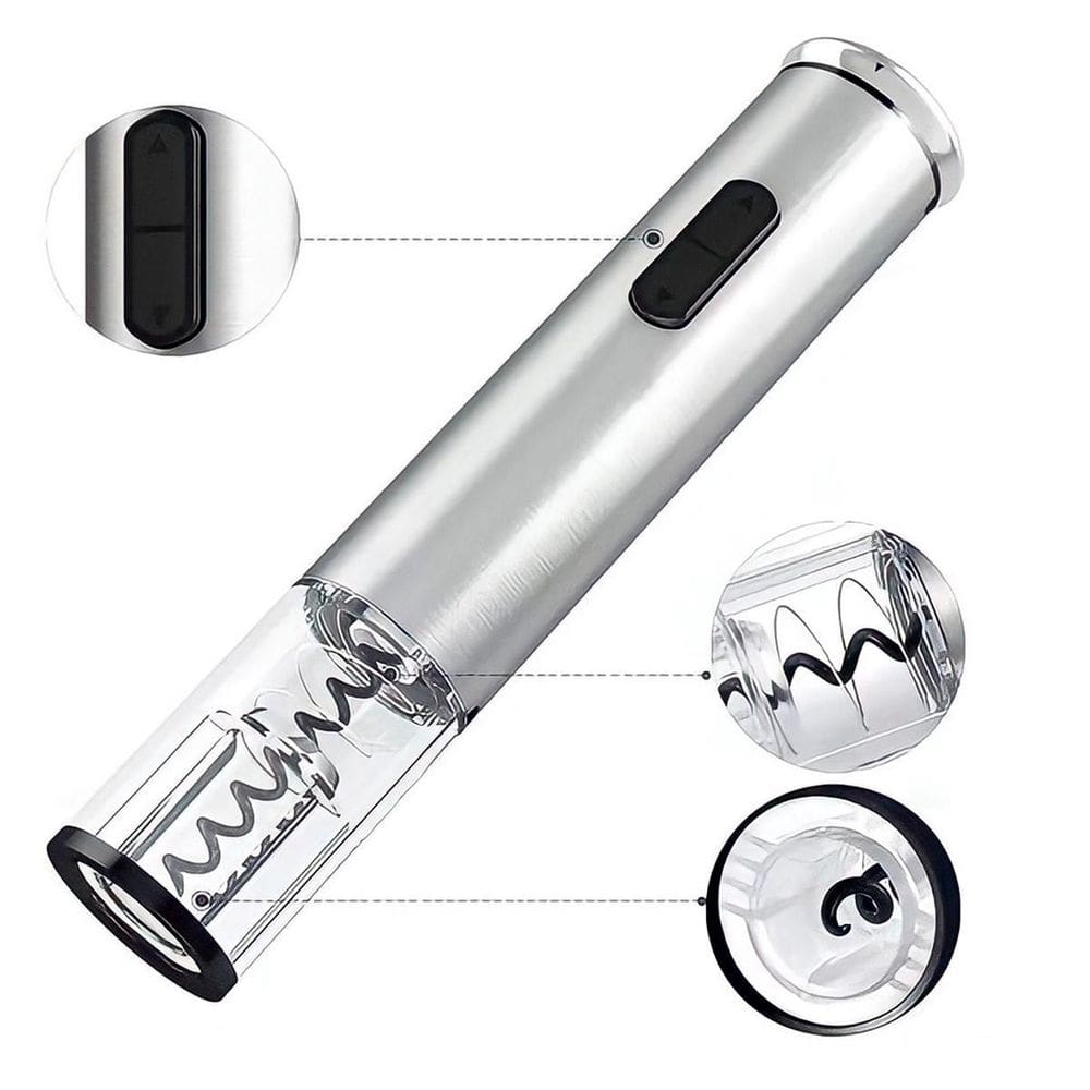 Abridor De Vinho Luxo Automático Reforçado E Prático