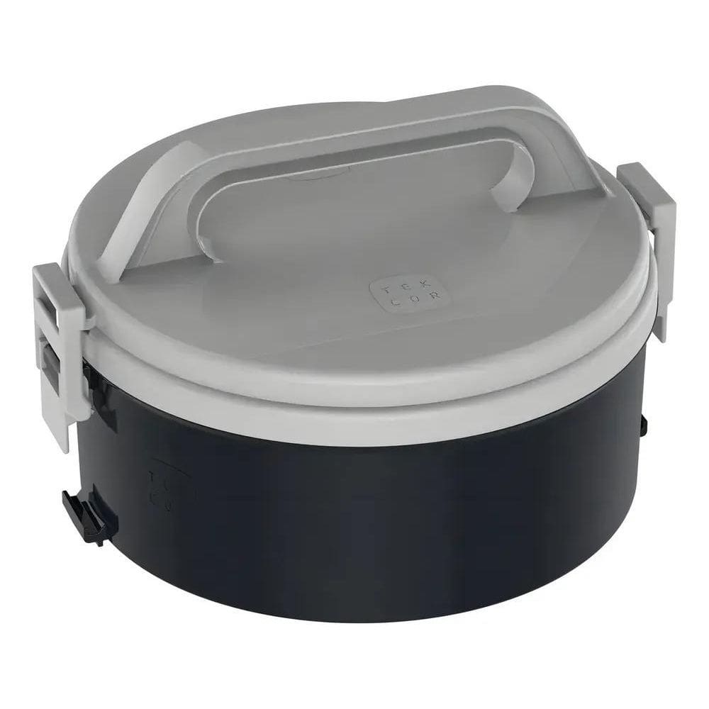 2X Marmita Térmica Preta Soprano Tekcor 1,5Lts