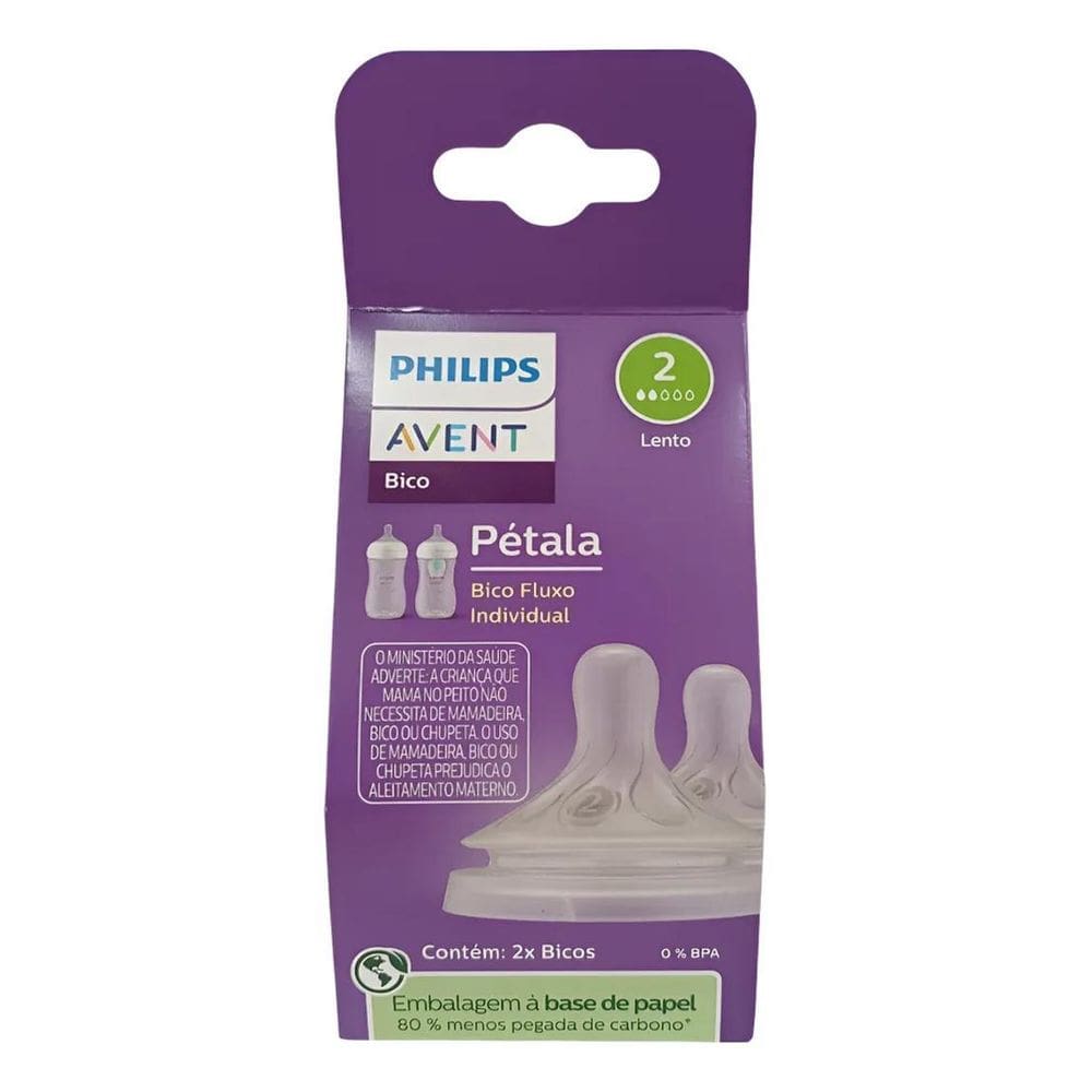Bico Mamadeira Pétala 3.0 Avent Todas Numeraçõ Pétala 2 0M+
