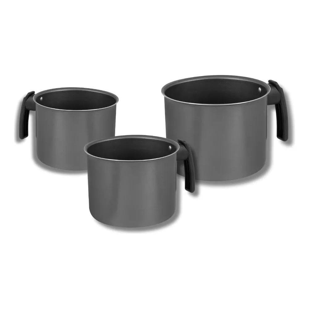 Jogo Canecao Leiteira Fervedor Antiaderente 3 Pç. 12/14/16 C