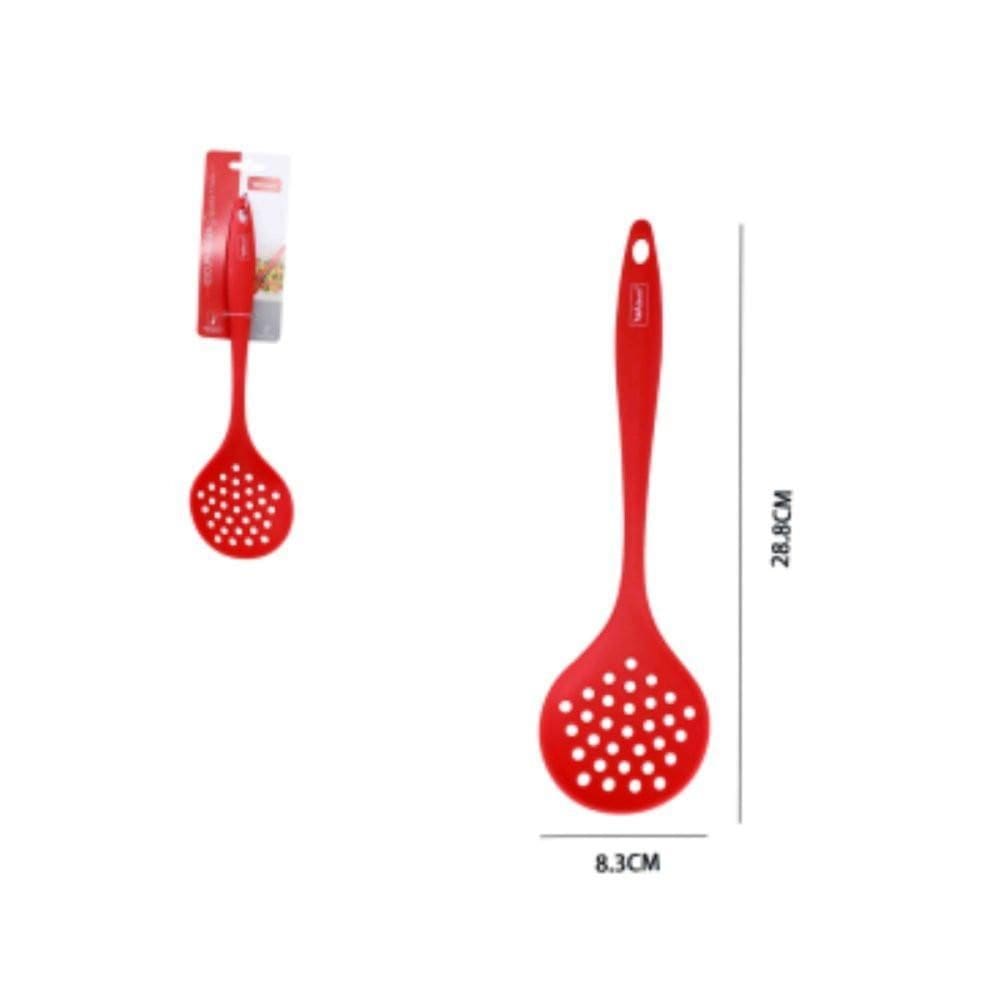 Escumadeira De Silicone - Vermelha