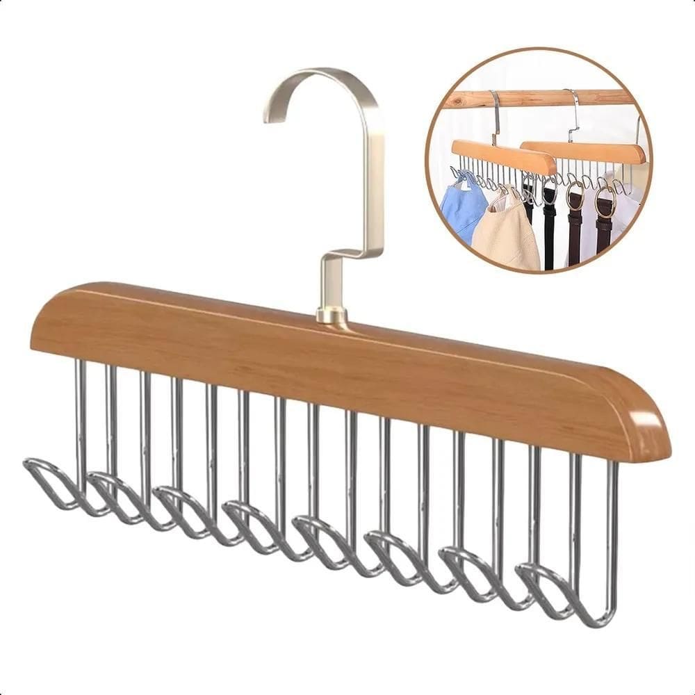 10X Cabide Organizador Closet Armário Pendurar Bolsa Acessó