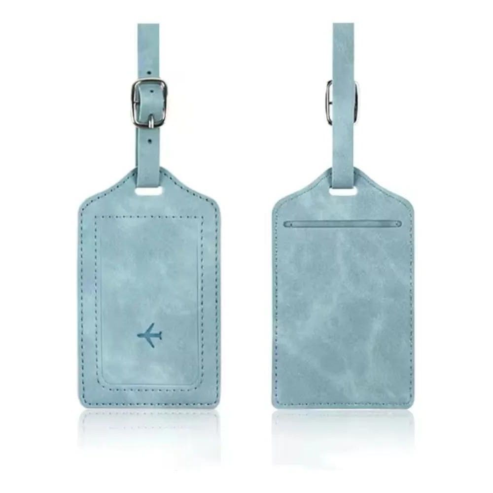 Kit 2 Tag De Mala - Etiqueta De Identificação D Azul-Claro