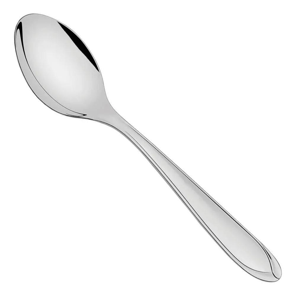 10X Colher Arroz Tramontina Inox Laguna Grande