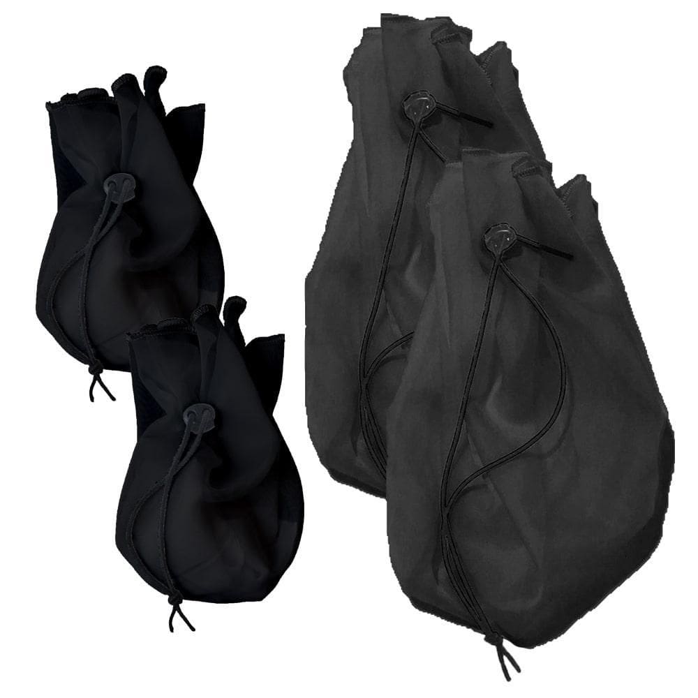 Kit Coador Voal Preto 2 Pp + 2 Médio Suco Verde Detox Kefir