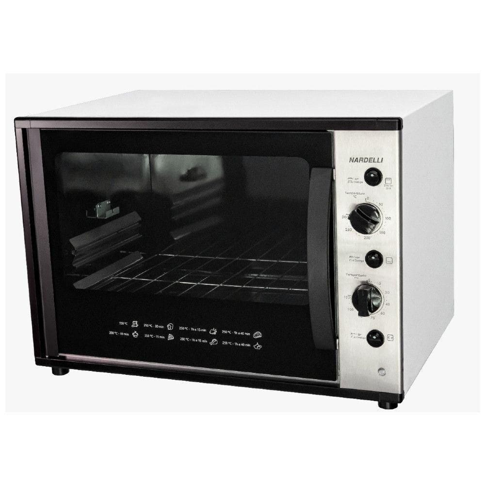 Forno Elétrico Bancada Nardelli SMART60S Com Espeto Giratório Preto 110V