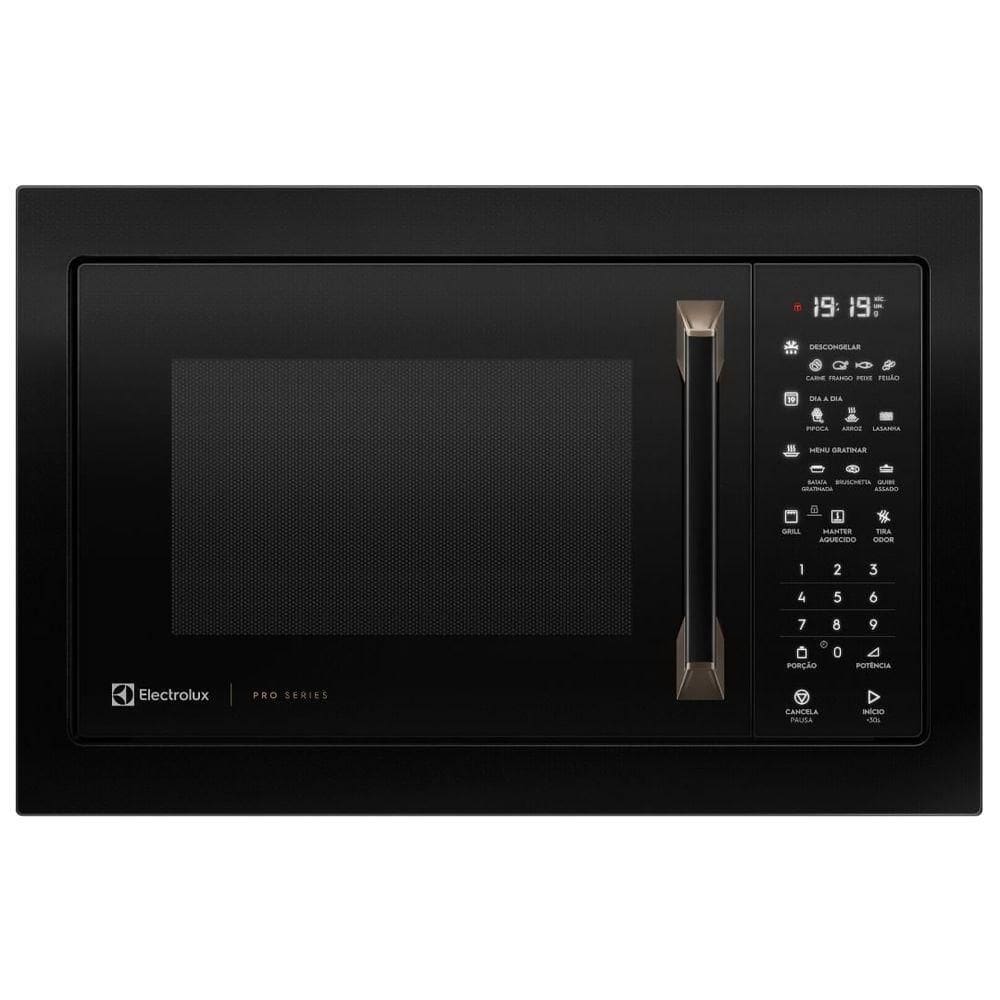 Micro-ondas Electrolux De Embutir MV43T Pro Series Glass Touch 34L Preto 54341PBA135 110V