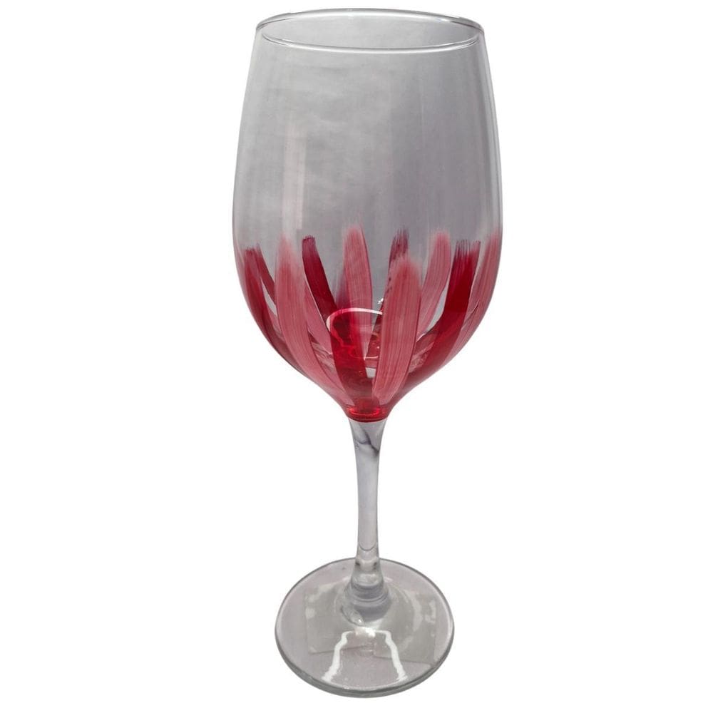 Taça De Vidro Grande 490Ml Vinho Água Vermelha