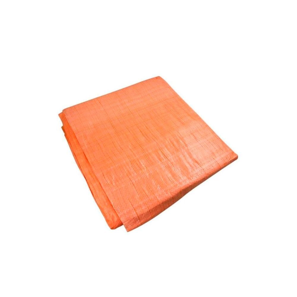 Lona Belfix 3x3m Laranja 100 Micras Polietileno Uso Leve Alvenaria Camping
