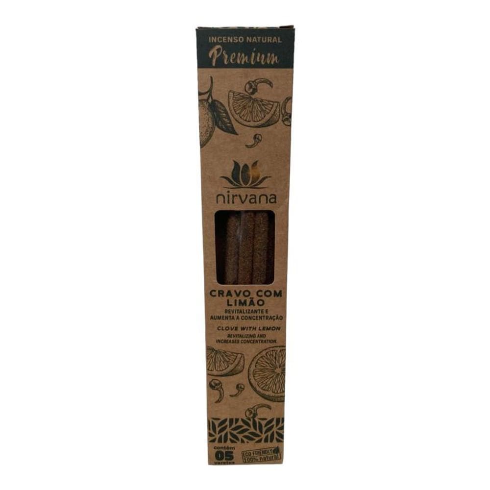 Incenso Natural Premium Caixa Com 5 Varetas- Escolha O Aroma
