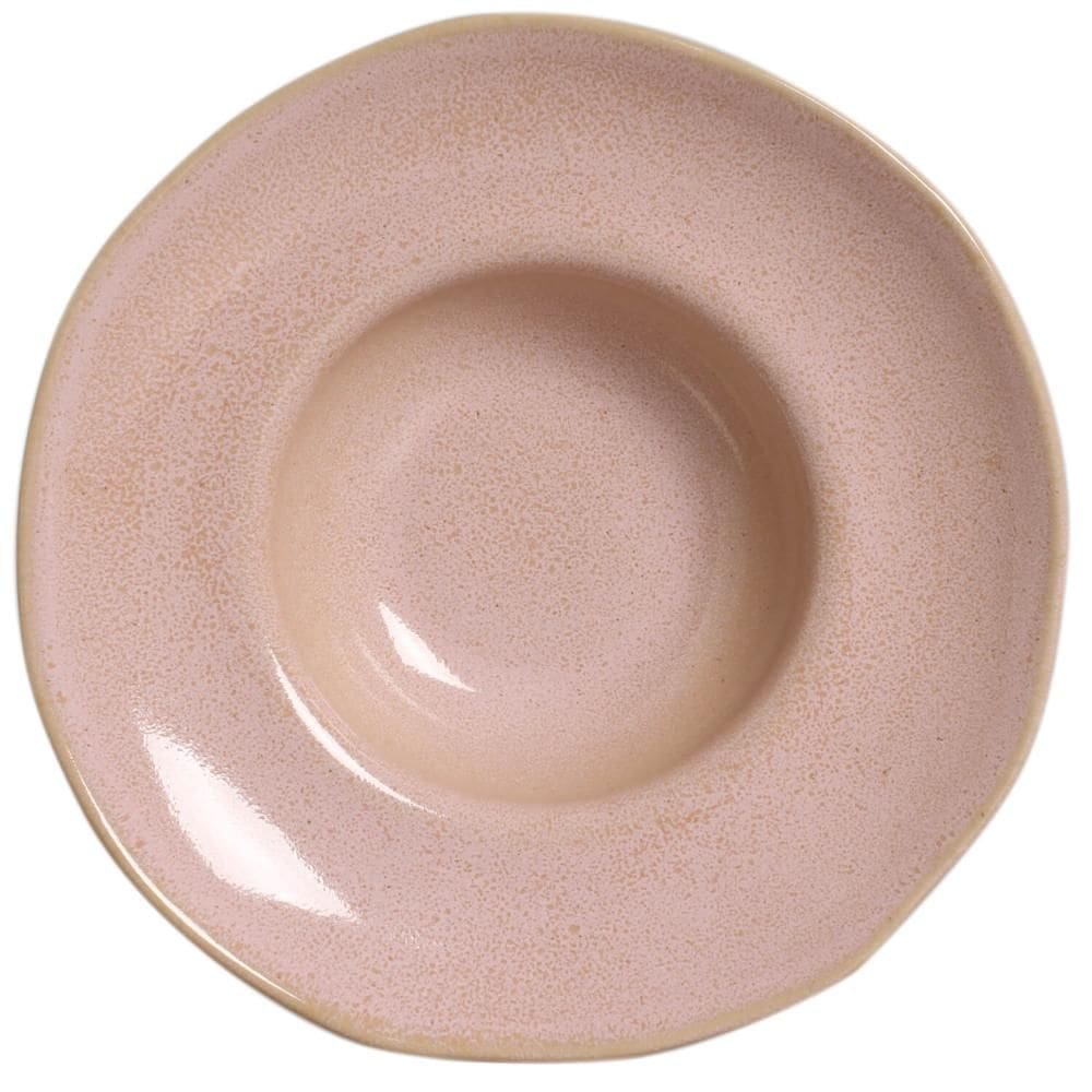 Conjunto com 4 Pratos de Massa Orgânico Litchi Ø28x6,5cm 450ml