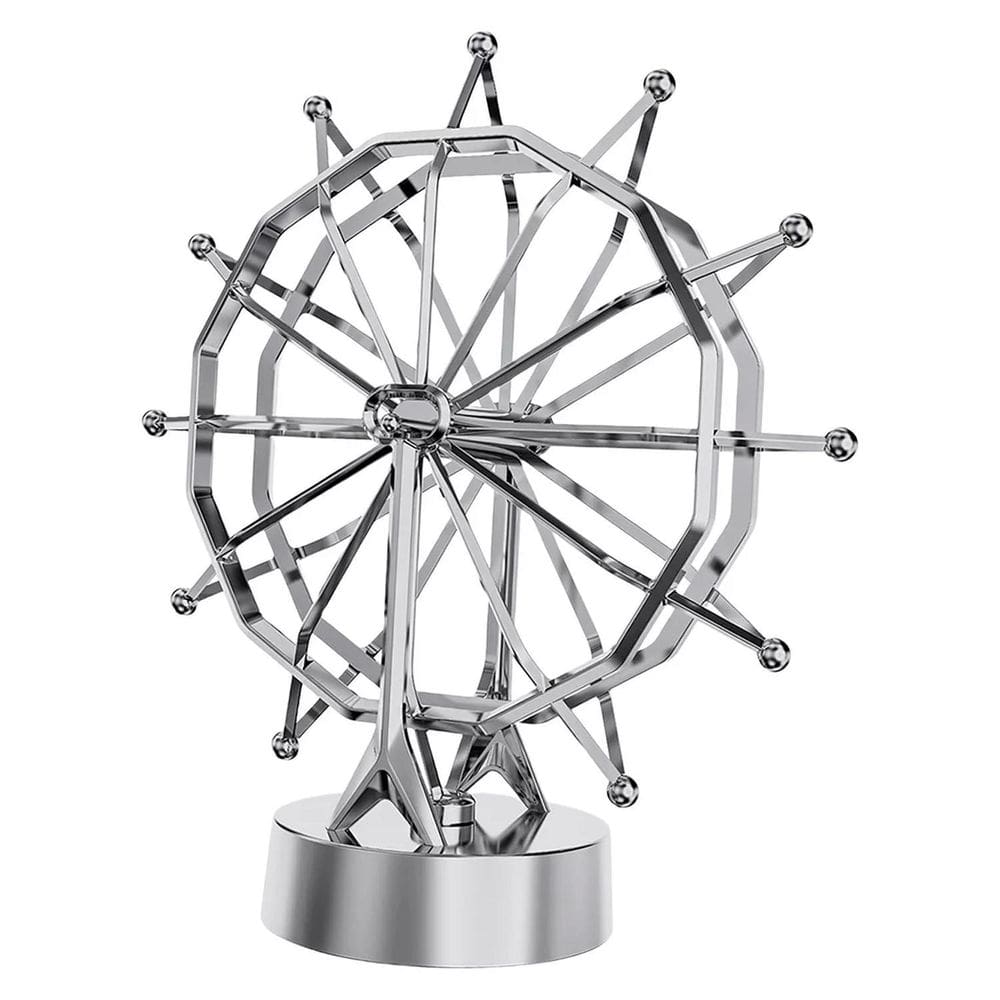 Pendulo Newton Roda Gigante Cinético Usb Movimento Perpetuo