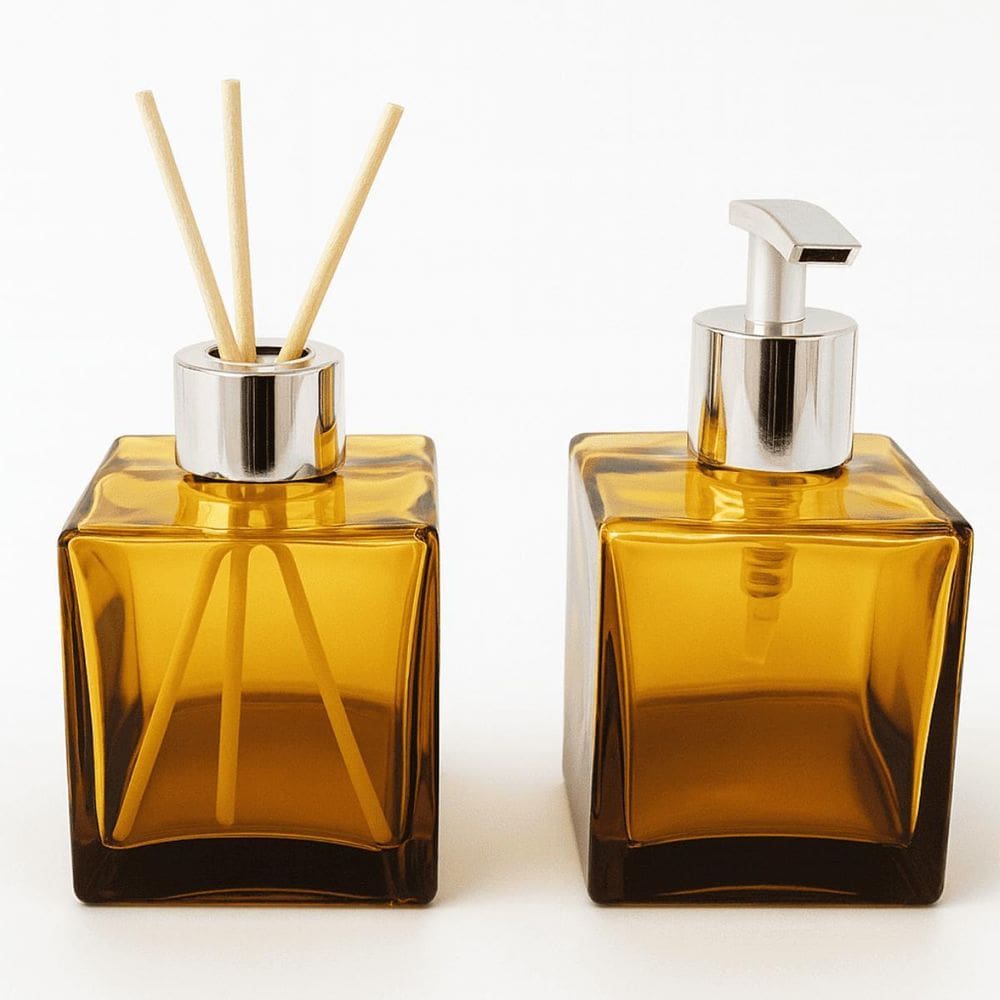 Kit Banheiro Porta Sabonete Líquido Aromatizador De Ambiente