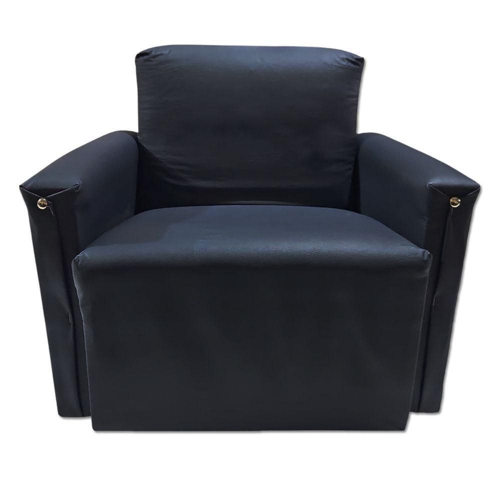 Poltrona Infantil Sofazinho Reforçada Decoração Modelos Preto