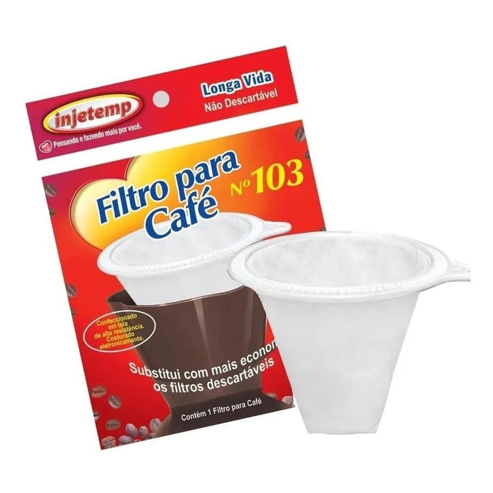 Coador De Café Com Filtro Permanente Reutilizável Pano 103