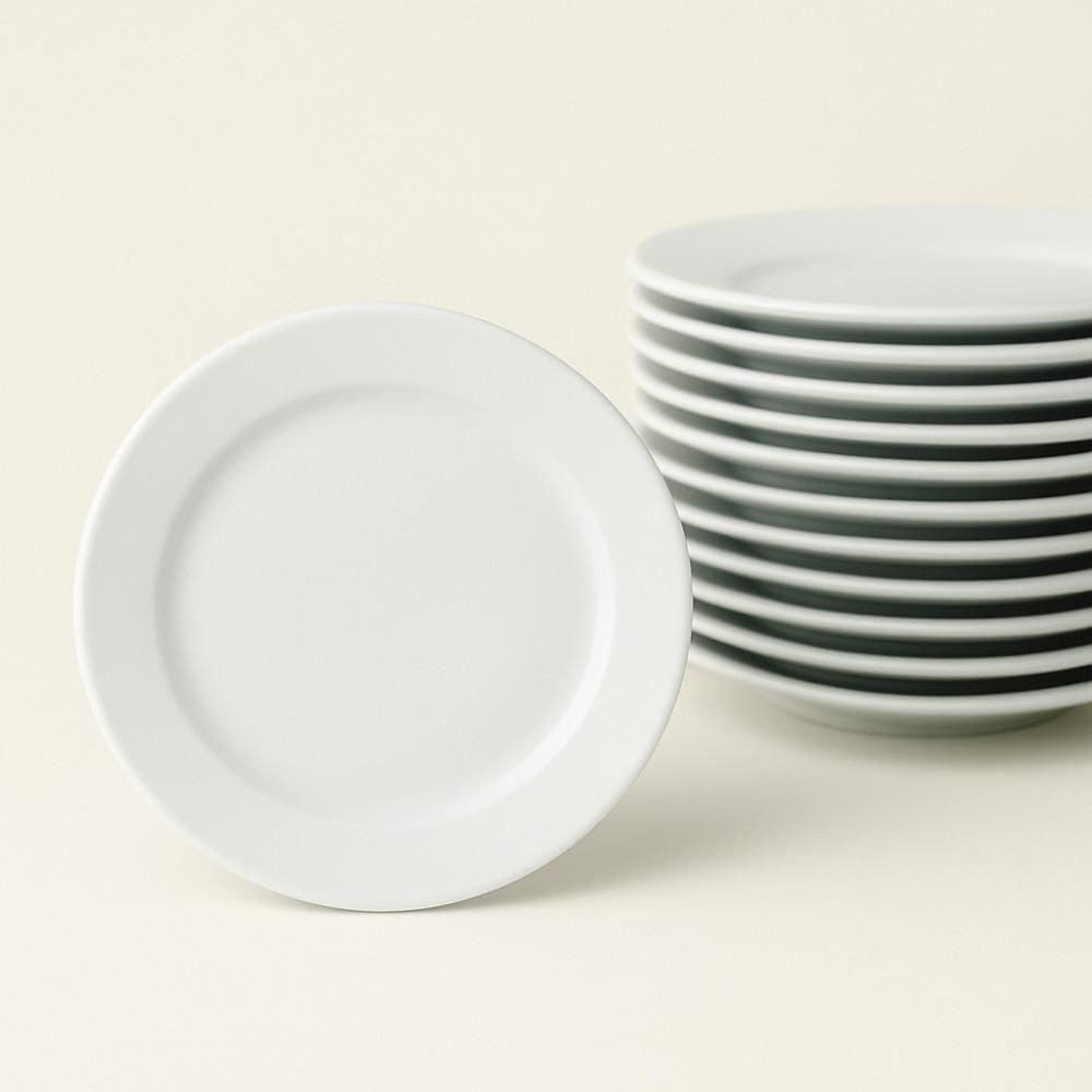 Kit 20 Pratos Sobremesa Tramontina Paola Porcelana 21cm