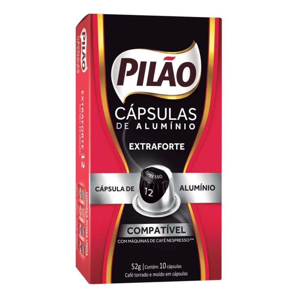 10X Pilão Cápsulas De Alumínio Espresso Extraforte - 10 - U