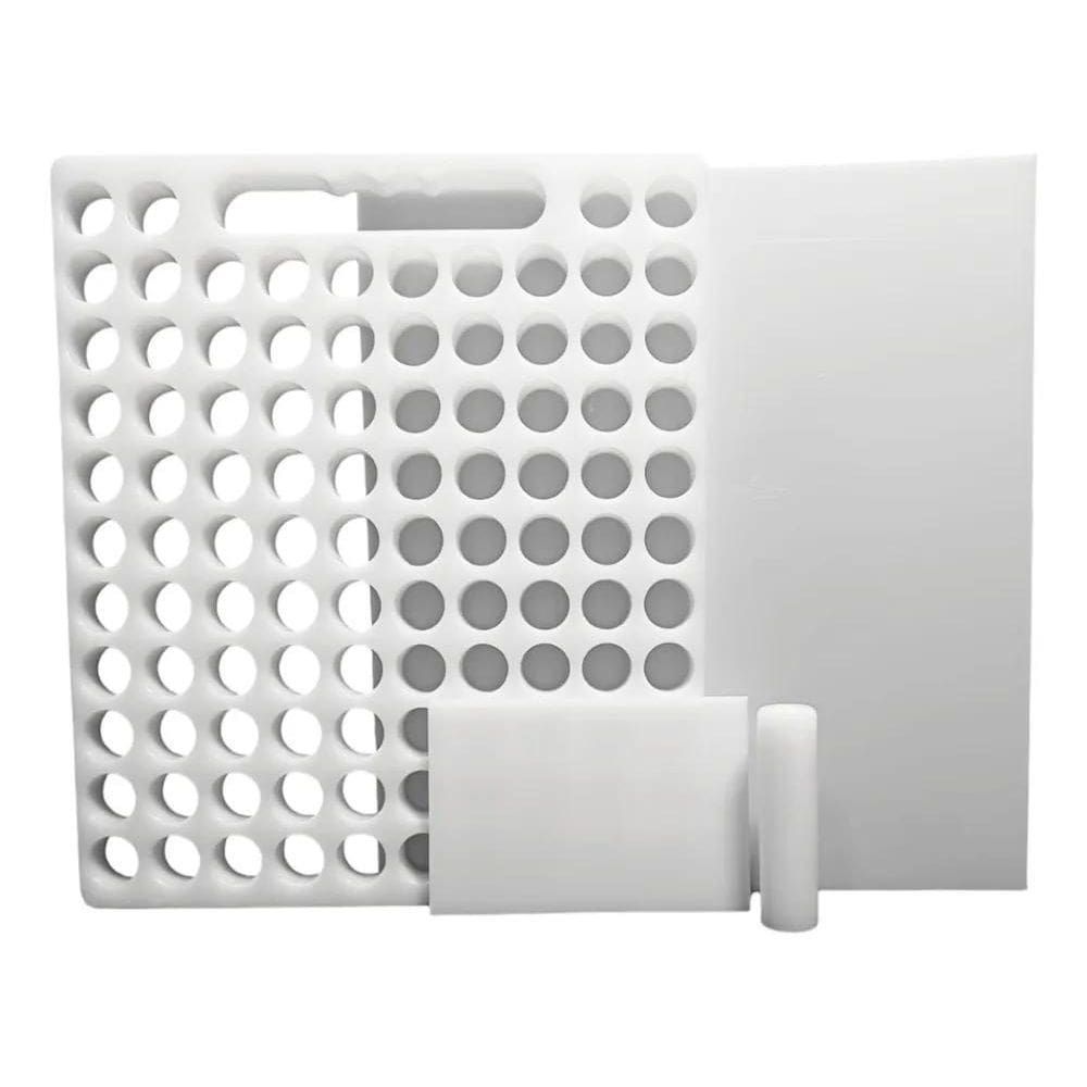 10X Placa Porcionadora De Doces  Brigadeiro, Beijinho  Mix