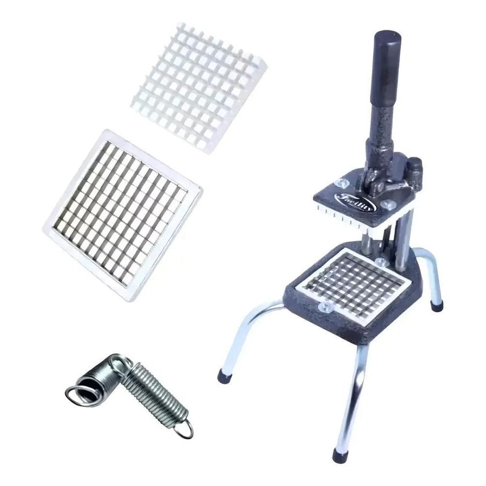 2X Cortador De Vegetais E Frutas Visalux Pequeno Luxo Cor Pr