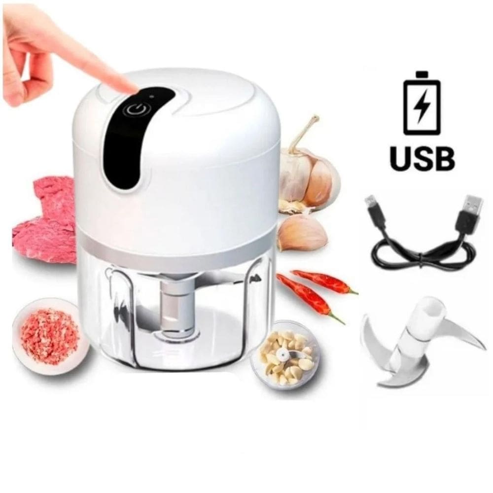 Triturador Elétrico Portátil Para Alimentos 250Ml