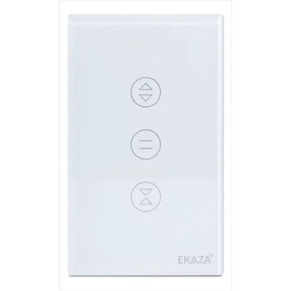 Interruptor Touch De Cortina Inteligente Ekaza Wi-Fi 4X2
