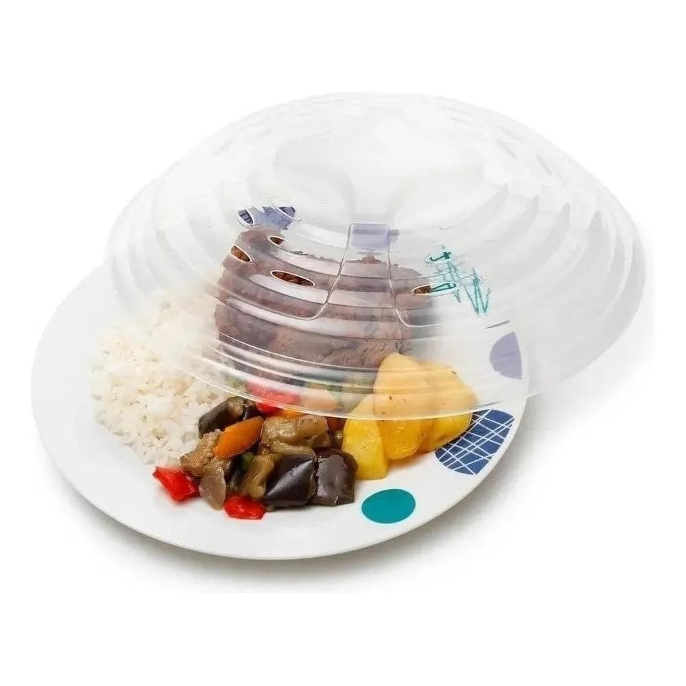 Tampa Protetora Alimentos Microondas Prato Cozinha Comida