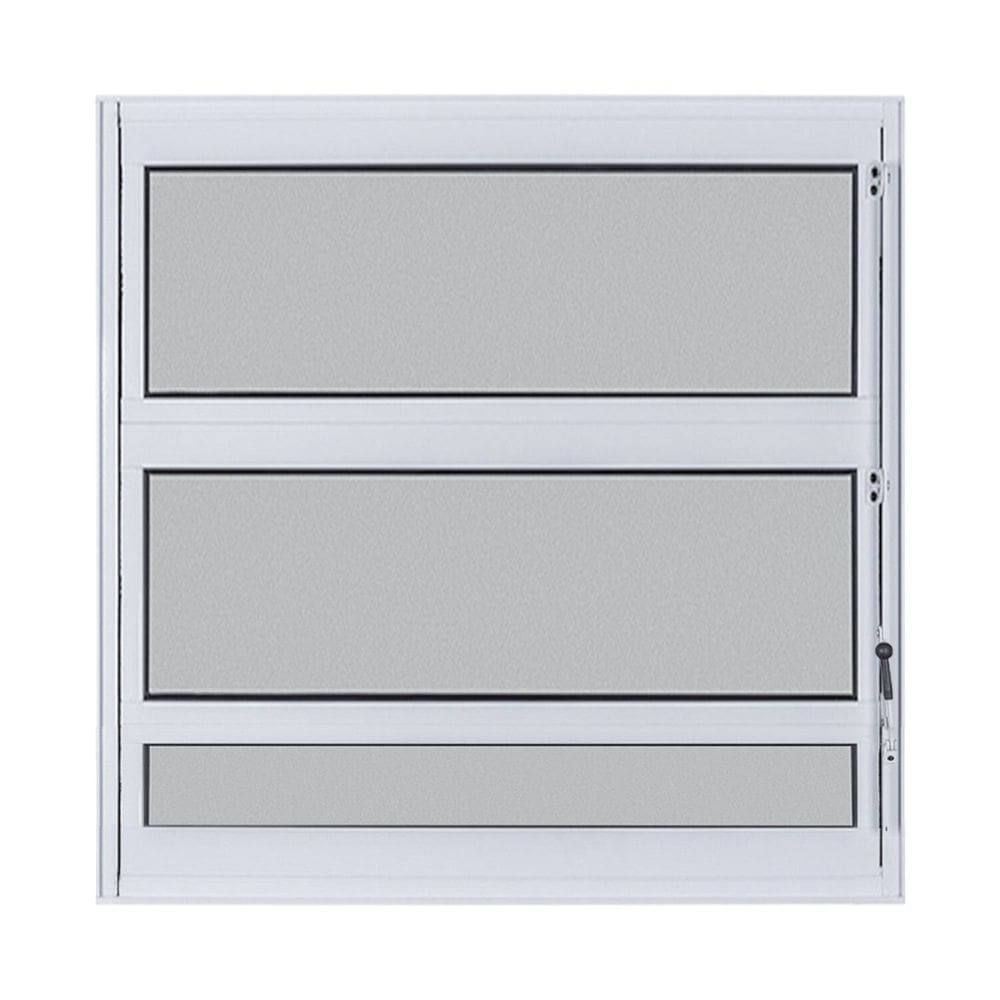 Janela Basculante 1 Secção com Vidro Mini Boreal 50x50cm Topsul Esquadrisul