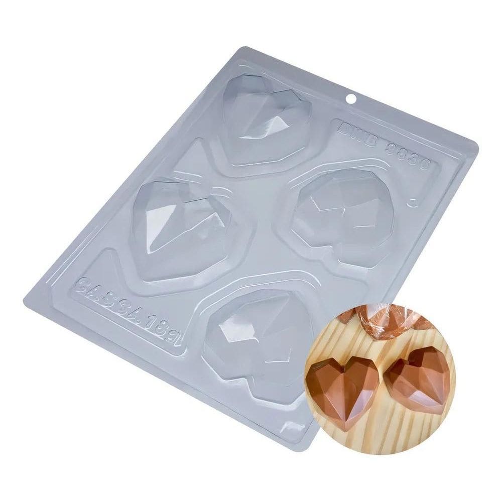 Forma Especial Trufa Coração Lapidado Cód. 9836 Bwb