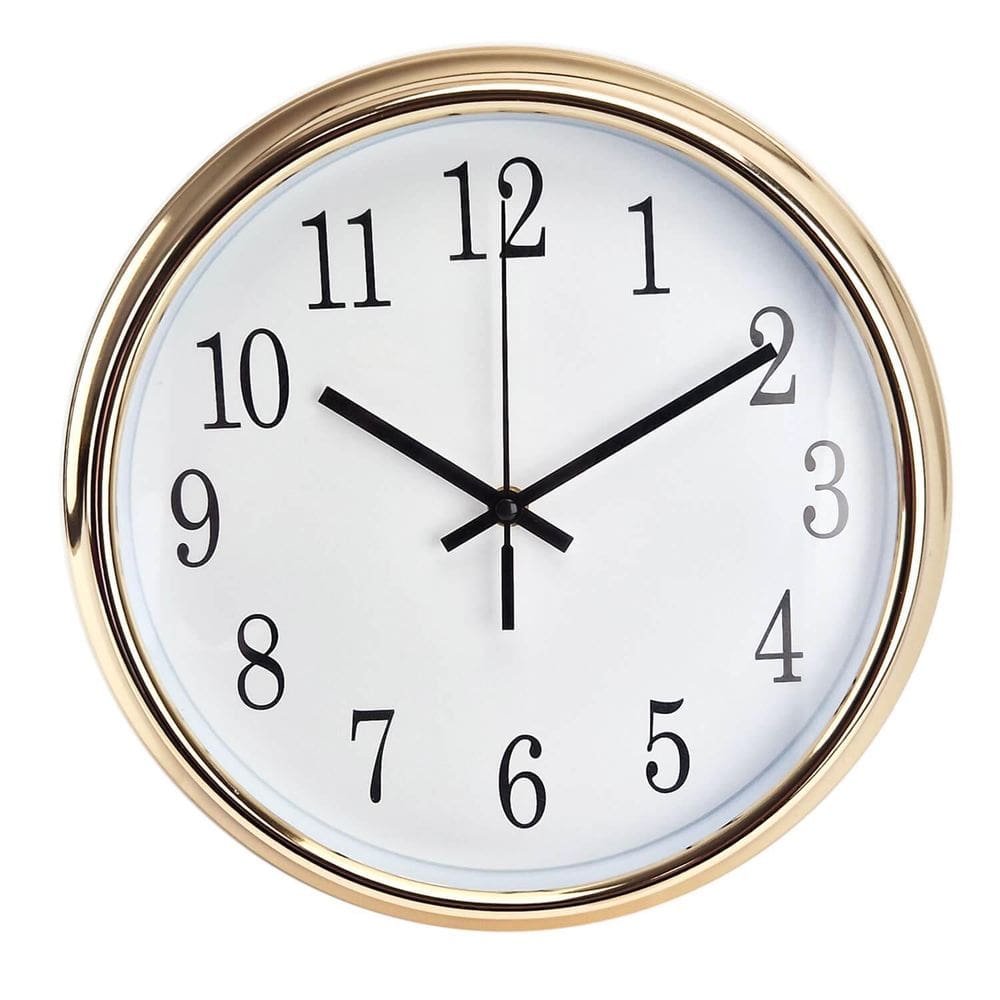 Relógio Parede 30Cm Moderno Silencioso Números Grandes