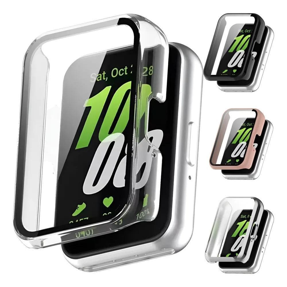 Capa Case Para Samsung Galaxy Fit 3 Bumper Vidro Transparent