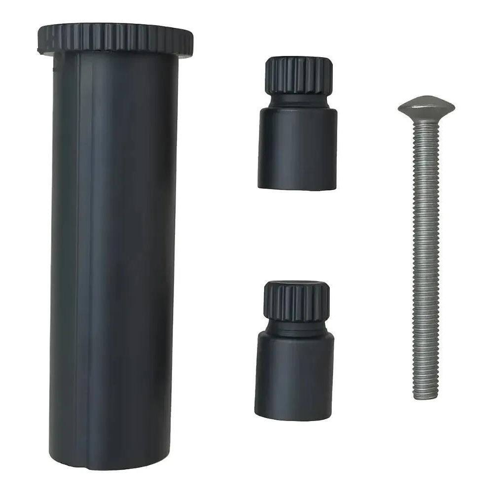 2X Prolongador De Registro Deca Ou Cor Preto Com 20M