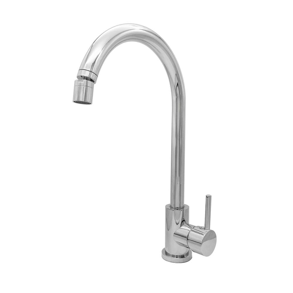 Torneira Monocomando Cozinha Articulavel Alta Mesa Cromado