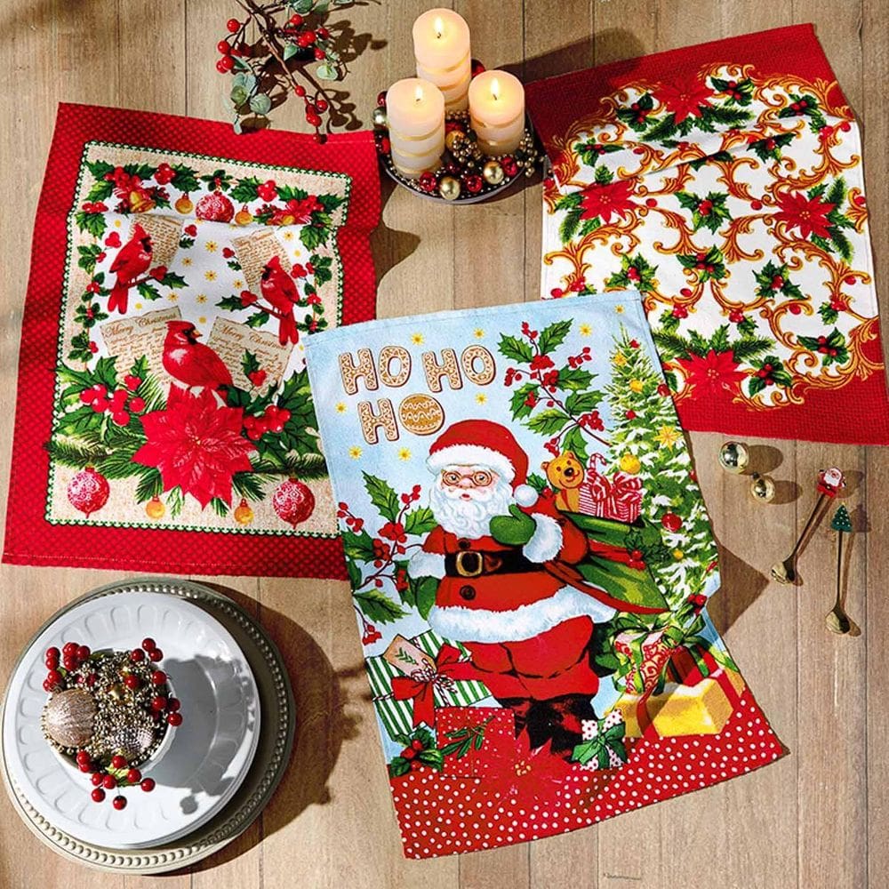 Kit 12 Pano Copa Prato Felpudo Dohler 100% Algodão Estampa