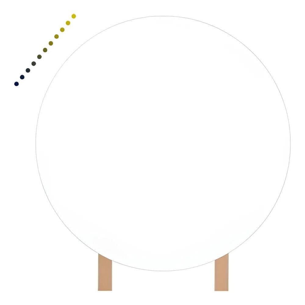 Capa Para Painel Redondo  Lisas 1,50Mts De Branc