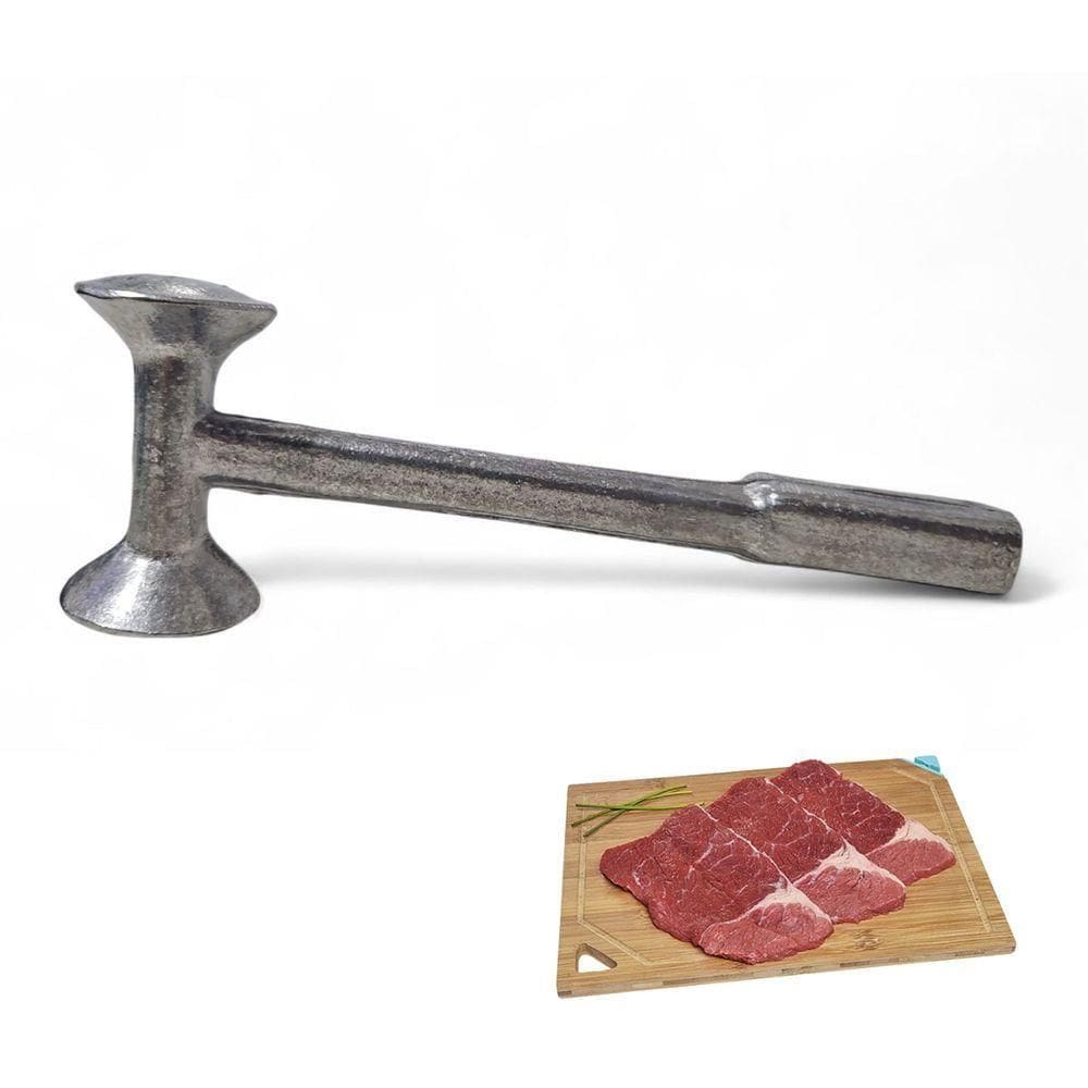 Martelo Para Amaciar Bater Carne Bife Em Alumínio Inteiriço