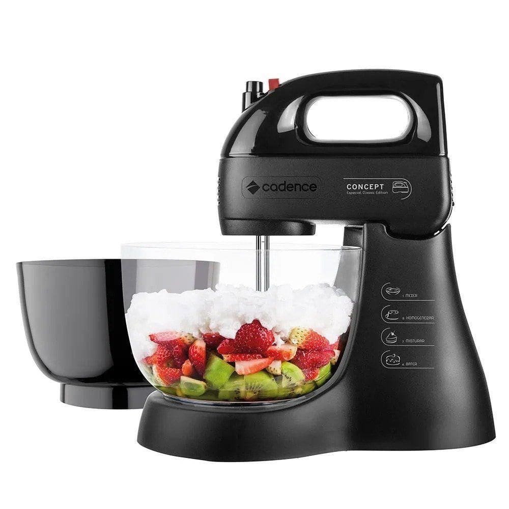 Batedeira Cadence Concept Special Preta 2 Tigelas 220V BAT279