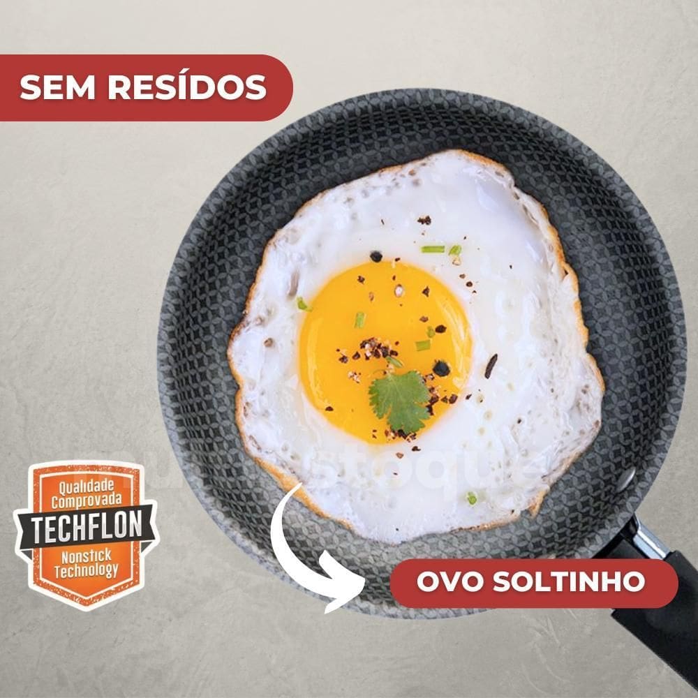 Frigideira Vermelha 14Cm Para Ovo - Ideal Para Sua Cozinha