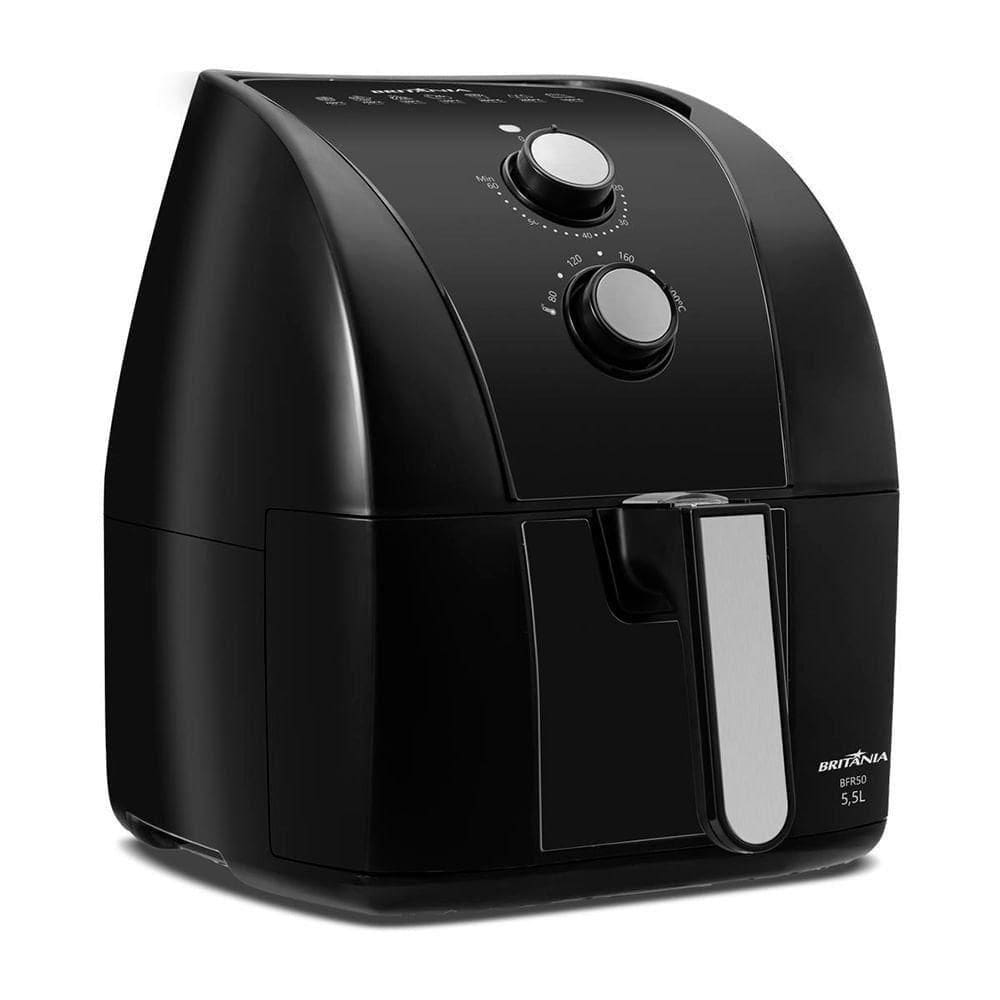 Fritadeira Elétrica Britânia Air Fryer BFR50 5,5L Preta 220V