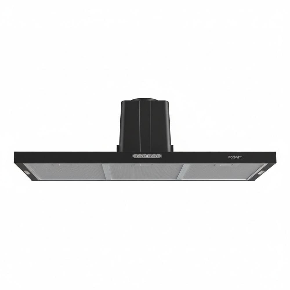 Depurador Fogatti Compact New Embutir Black 90Cm Preto 220V